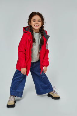 Куртка демисезонная 20632-327 кораллово-красный