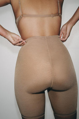 SHORTS CICLISTA MESH CON POLIAMIDA / rosa claro - Zara фото 2