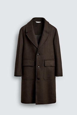 RELAXED FIT WOOL COAT