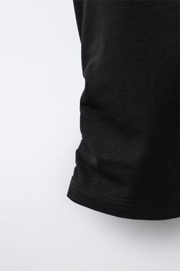 LEGGING CAPRI FRUNCE / Negro - Zara фото 5