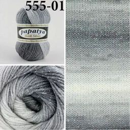 BATIK SILVER PAPATYA - Kamgarn фото 2