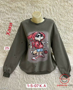 Толстовка из плотного материала