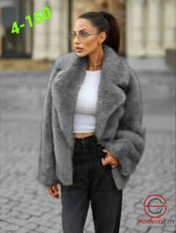 Шуба женская из искусственного меха