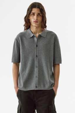 Camisa en punto texturizado Regular Fit - H&m фото 3