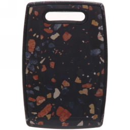 Цена за 2 шт. Доска разделочная пластиковая "Stone" 20*30*1см Крошка темная