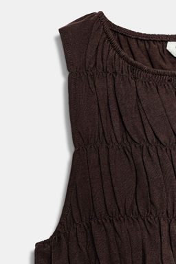 TOP FRUNCES / Chocolate - Zara фото 6