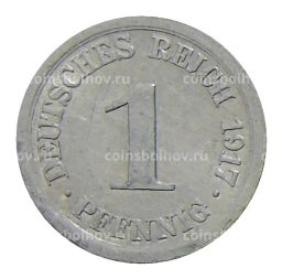 1 пфенниг 1917 года А Германия