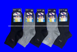 Цена за 5 пар. Ростекс (Рус-текс) носки подростковые "Бой" Д-22-С серые