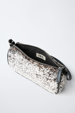 SEQUIN SHOULDER BAG - Zara фото 4