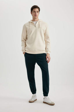 Jogger Esofman Alt? Standart Fit Basic Duz Beli Bagc?kl? Lastikli Paca Cepli - Defacto фото 5