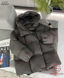 Тёплая зимняя женская куртка с капюшоном. - Bruno фото 5