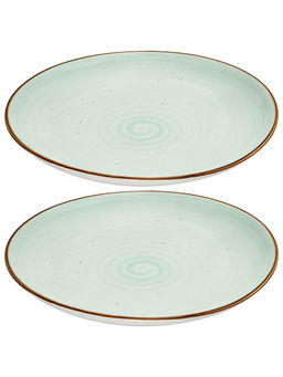 Набор тарелок десертных 2 пр. 20*20*2,5 см "Кантри Крафт", светло-зеленый