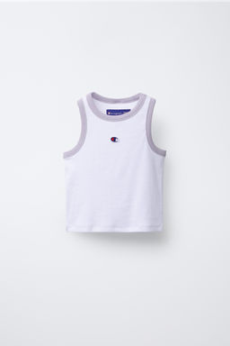 STRIPED POPLIN SHIRT AND RIBBED T-SHIRT PACK CHAMPION ® X ZARA  фото 2