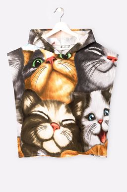 Халат-пончо детский вафельный Happy Fox Home  фото 19