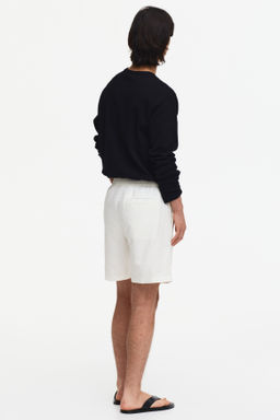 Pantal?n corto en mezcla de lino Regular Fit - H&m фото 11