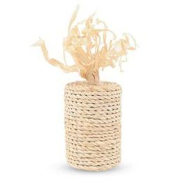 EC-07/22171023 ТРИОЛ Игрушка из кукурузных листьев для кошек "Бабина", d 4,5 см, L 12 см