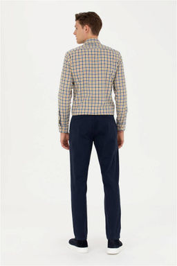 Мужские темно-синие брюки из плотной ткани - U.s. polo assn фото 11