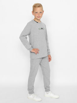 CRB wear / CWJB 63724-11-388 Джемпер для мальчика,серый меланж/Ex.Cherubino