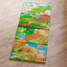 VAL DN-A614-OC Коврик дет гимнастич Полоса препятствий, 60*144 см, 4 блока, цвет голуб., ДИНОЗАВРИКИ, шт VAL DN-A614-OC Коврик дет гимнастич Полоса препятствий, 60*144 см, 4 блока, цвет голуб., ДИНОЗАВРИКИ, шт