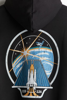 Sudadera con capucha y estampado Loose Fit - H&m фото 7