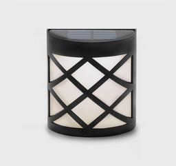 Светильник садовый настенный на солнечной батарее 10х11 см / PM-059 /уп 100/