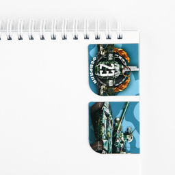 Цена за 2 шт. Подарочный набор «23 февраля», блокнот А6, 32 листа, наклейки, магнитные закладки