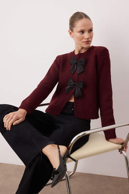 Tas Bisiklet Yaka Kurdele Detayl? Triko H?rka TWOAW26HI00236 - Trendyolmilla фото 5