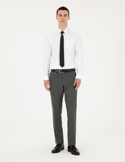 Beyaz Regular Fit Uzun Kollu Basic G_mlek