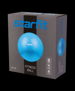 Фитбол STARFIT GB-108 65 см, 1000 гр, антивзрыв, фиолетовый  фото 5
