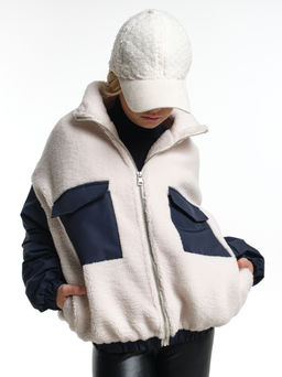 Джемпер Тедди на молнии 33-8231 касар/синий - Mini maxi фото 9