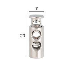 Зажим металл Micron GB 2002 d 4 мм в пакете 12 шт №04 никель