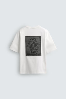 EMBROIDERED PATCH T-SHIRT - Zara фото 8