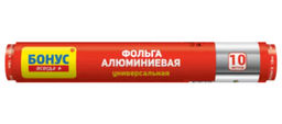 BONUS фольга алюминиевая 10м