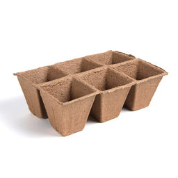 10шт. Блок торфяных горшочков 6 ячеек 90х90х90мм