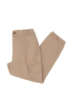 Брюки песочного цвета для девочек из парусины Неожиданная скидка в корзине - U.s. polo assn фото 2