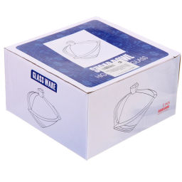 Сахарница стеклянная 400мл "Сладкая мечта" треугольник