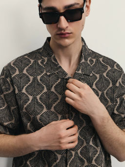 Рубашка с принтом / Zarina  фото 2