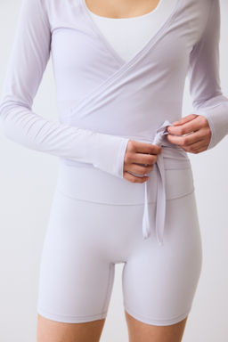 Top de deporte cruzado en modal - H&m фото 12