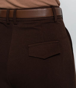 Брюки #КТ25933 (1), тёмно-коричневый - Dommod фото 5
