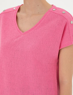 Pembe Regular Fit Ti__rt - Pierre cardin фото 6