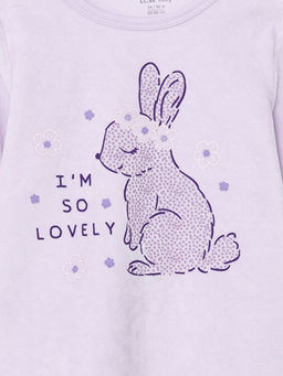 Bisiklet Yaka Bask?l? K?z ?ocuk Pijama Tak?m? - Waikiki фото 3