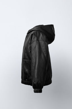 FAUX LEATHER PUFFER JACKET - Zara фото 3