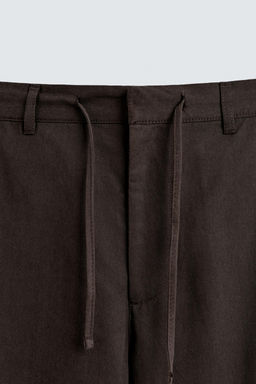LYOCELL-COTTON TROUSERS - Zara фото 8