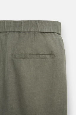 100% LINEN TROUSERS - Zara фото 14