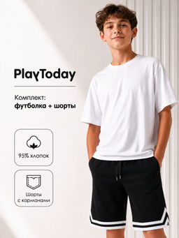 PlayToday / Комплект для мальчика: футболка, шорты