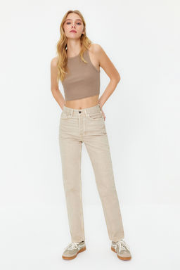 Tas Yuksek Bel Straight Jeans TWOSS24JE00087