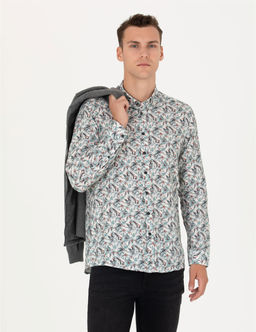 Mint Slim Fit Uzun Kollu G_mlek