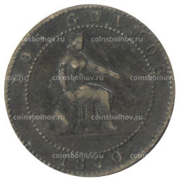 2 сентимо 1870 года Испания