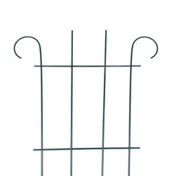 Шпалера, 230×78×1 см, металл, зелёная, «Декоративная»