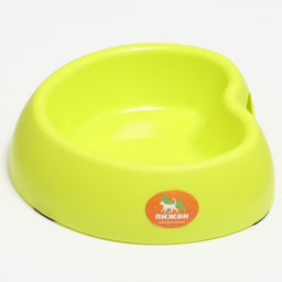 Миска Сердце 23,5 х 22 х 6 см, зелёная - Пижон фото 2